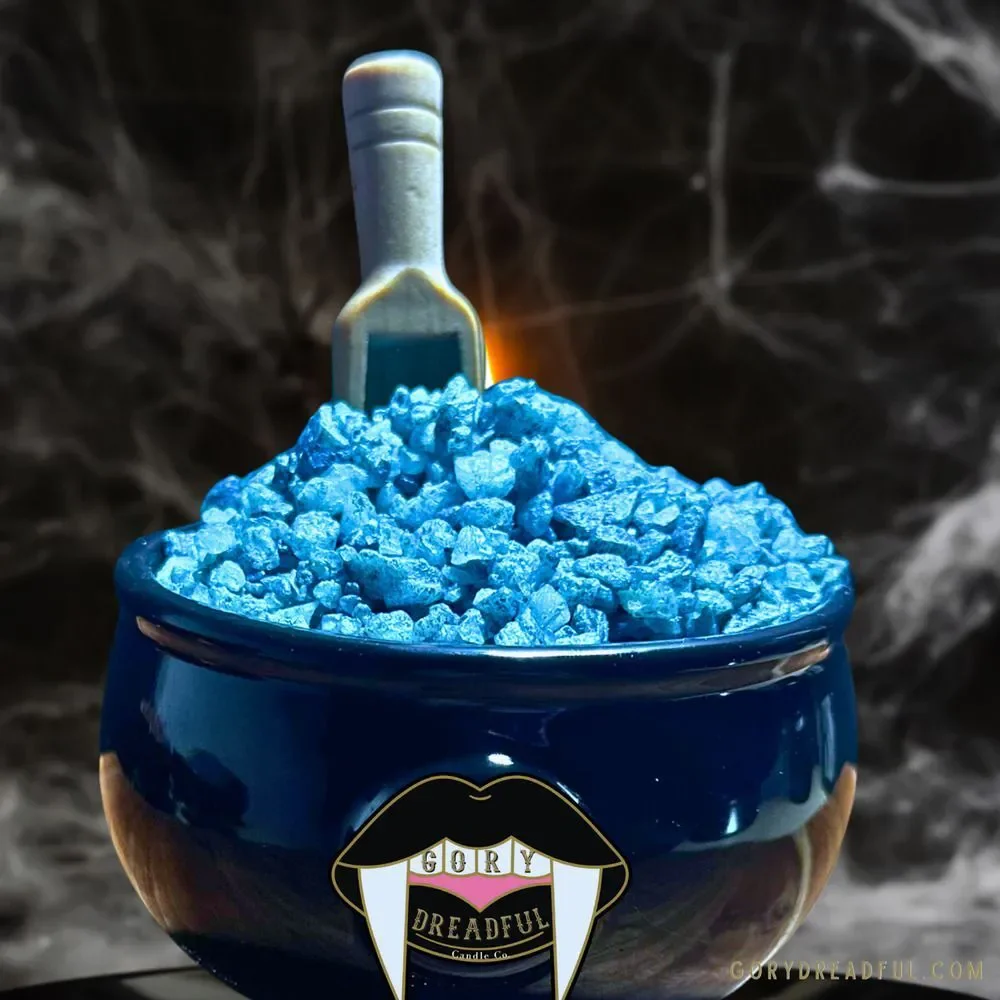 Skeleton Tears Sizzling Room Salt Crystal Potpourri: Pumpkin Pear Cassia Bourbon